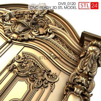 Doors (DVR_0120) 3D models for cnc